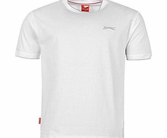Slazenger Tipped T Shirt Mens[XX Large,White]